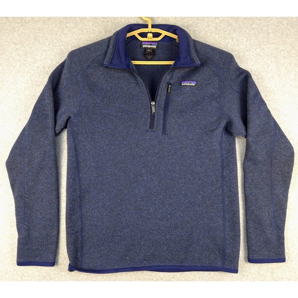 Patagonia Better Sweater Knit 1/4 Zip Pullover Jacket Mens Medium 25522 - Picture 2 of 8